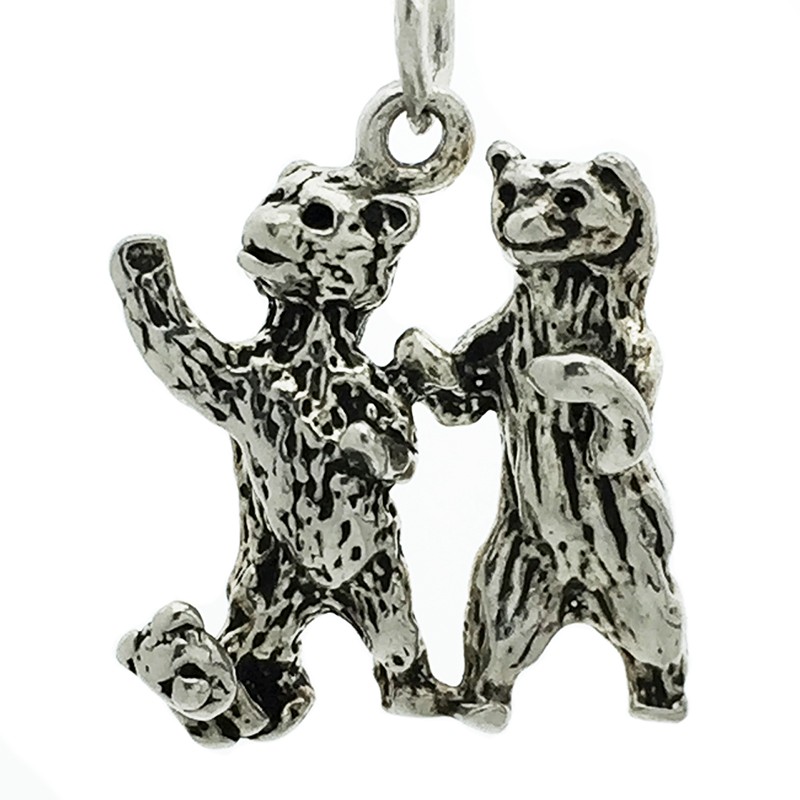Goldilocks & the Three Bears Sterling Silver Charms :: Timeless Charms